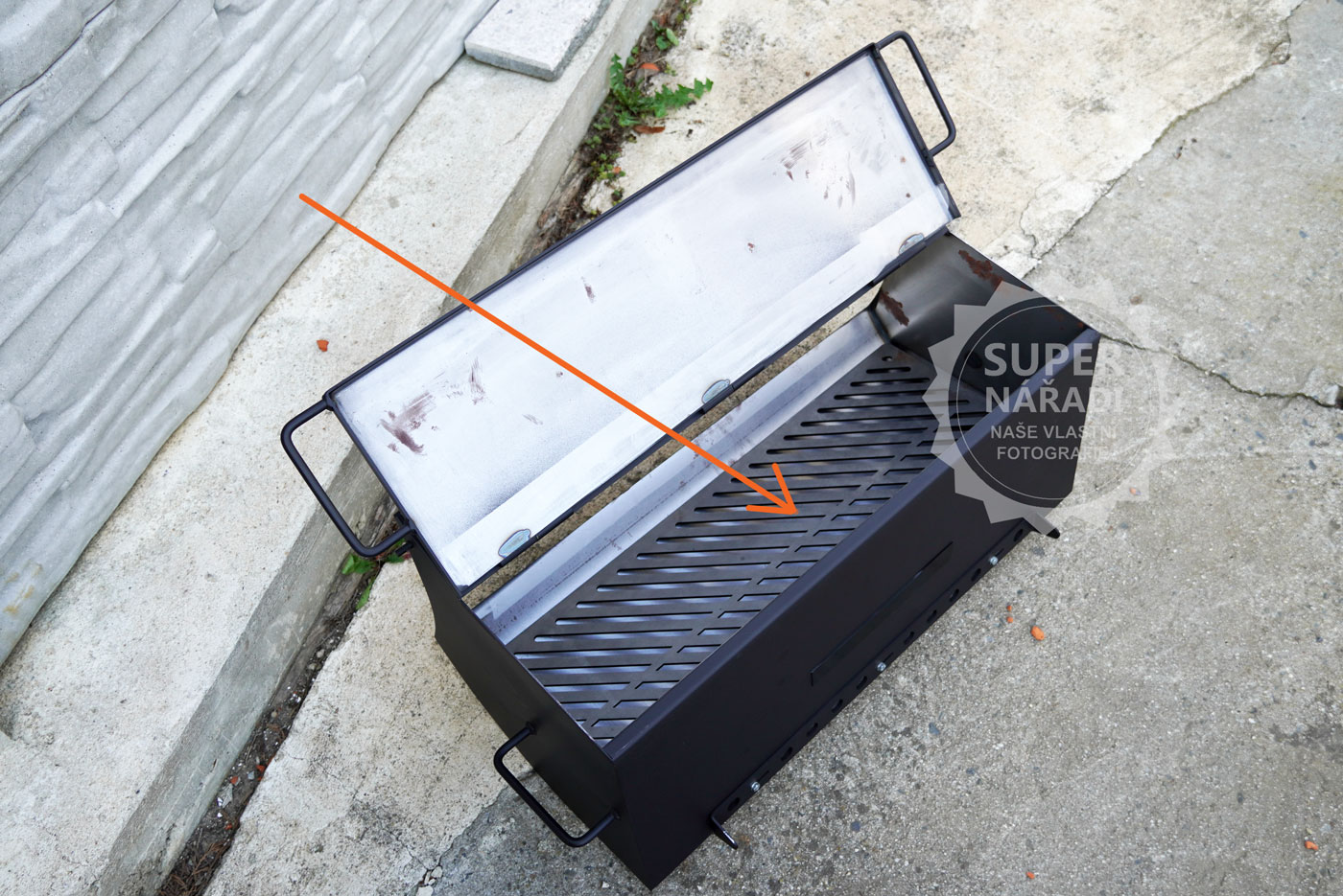 GFire ND rošt palivový 79x32 cm, 4 mm pro gril G55 1200, samostatný