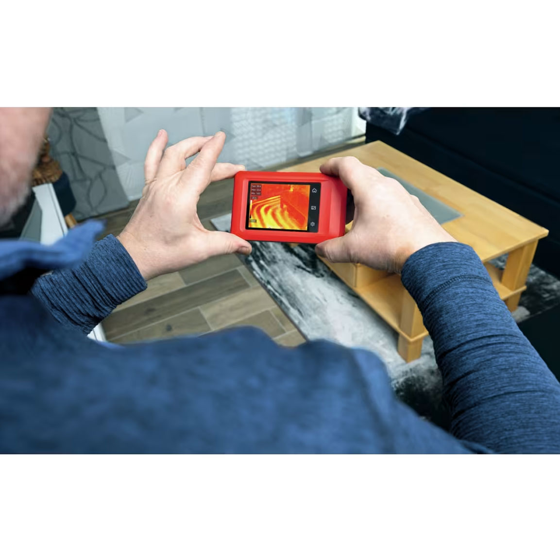Rothenberger Roinfratect 3,5“ Termovizní kamera -20 až 400°C, 1500005132, USB-C termokamera 640x480, 2448x3264 px