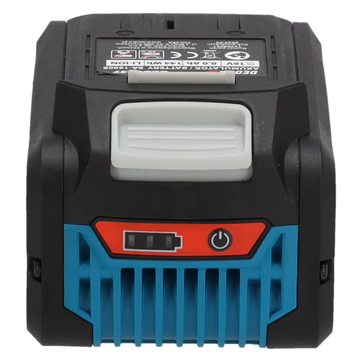 Dedra DED6937 Akumulátor 8,0 Ah 18V Li-Ion SAS+ALL baterie, 144 Wh