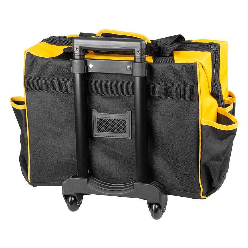 Strend Pro Brašna textilní na nářadí do 20 Kg, 2120070, 44x24x42cm, teleskopická rukojeť, kolečka