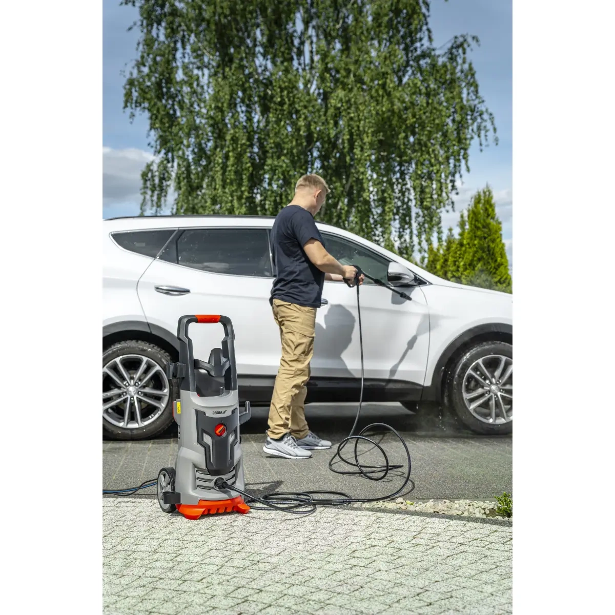 Dedra Vysokotlaký čistič, zahradní myčka DED8824, 230V, 2400W 120/180Bar, 480l/h