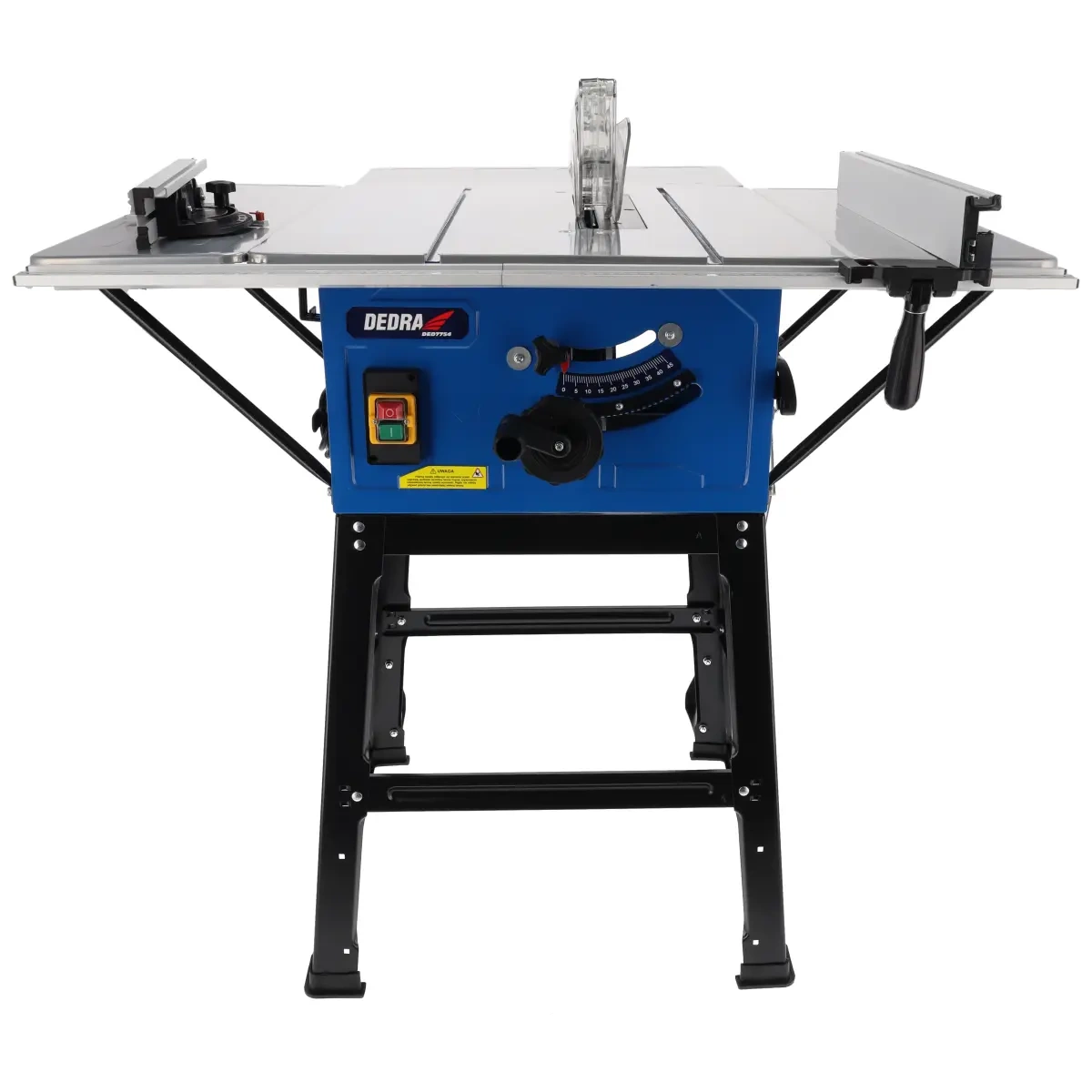 Dedra stolní kotoučová pila 2000W na dřevo DED7754T3 + 3 kotouče 254mm, stůl s nohami