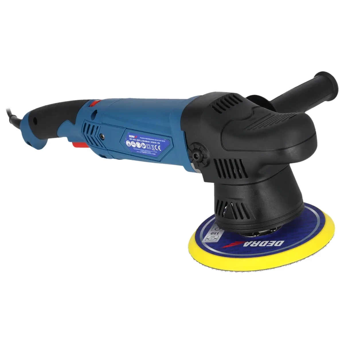 Dedra excentricko-rotační leštička 900W DED7991 + 2 kotouče 125, 150mm