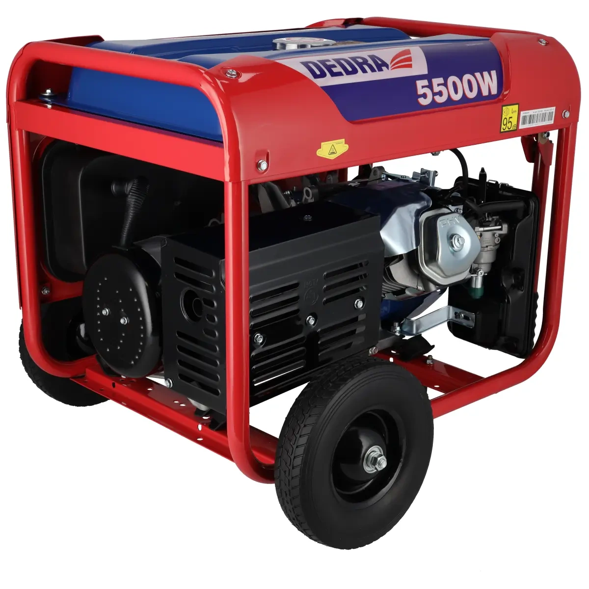 Dedra elektrocentrála 5,5/5KW, 2x 230V, 1x12V AVR, DEGB6500K benzínová, ruční start
