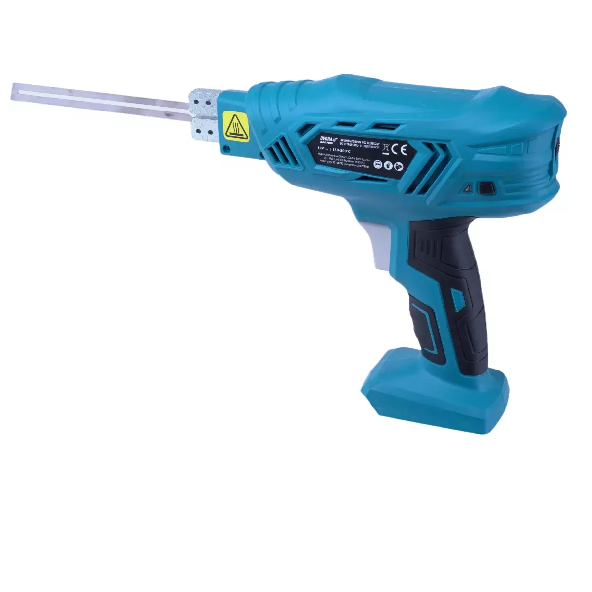 DEDRA SAS+ALL Aku tavná řezačka na polystyren DED7082 18V, nůž 150 mm