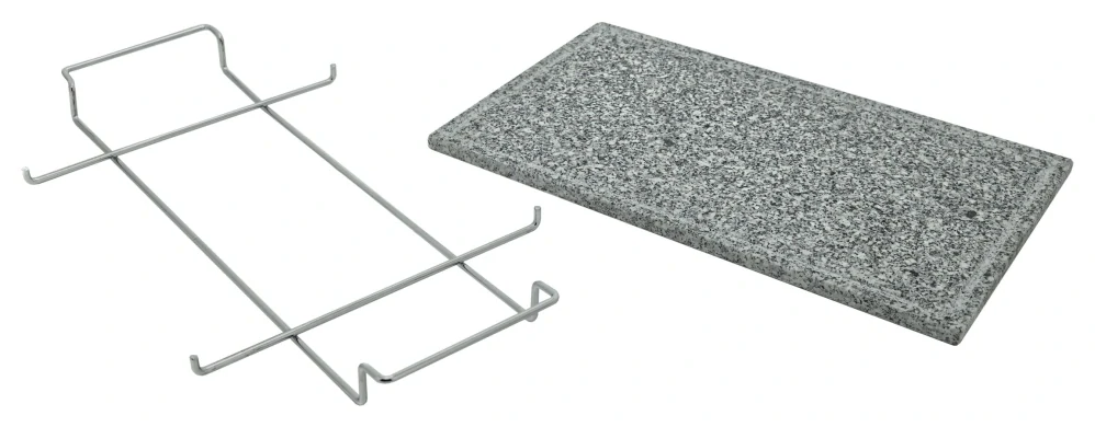 Cattara grilovací kámen Granit XL s drážkou a držákem 50x30x1,65cm, 14071
