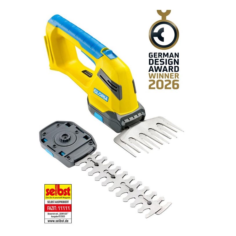 GLORIA FineCut 18V compact Akumulátorové nůžky na trávu a keře s XL záběrem, 001350.0000