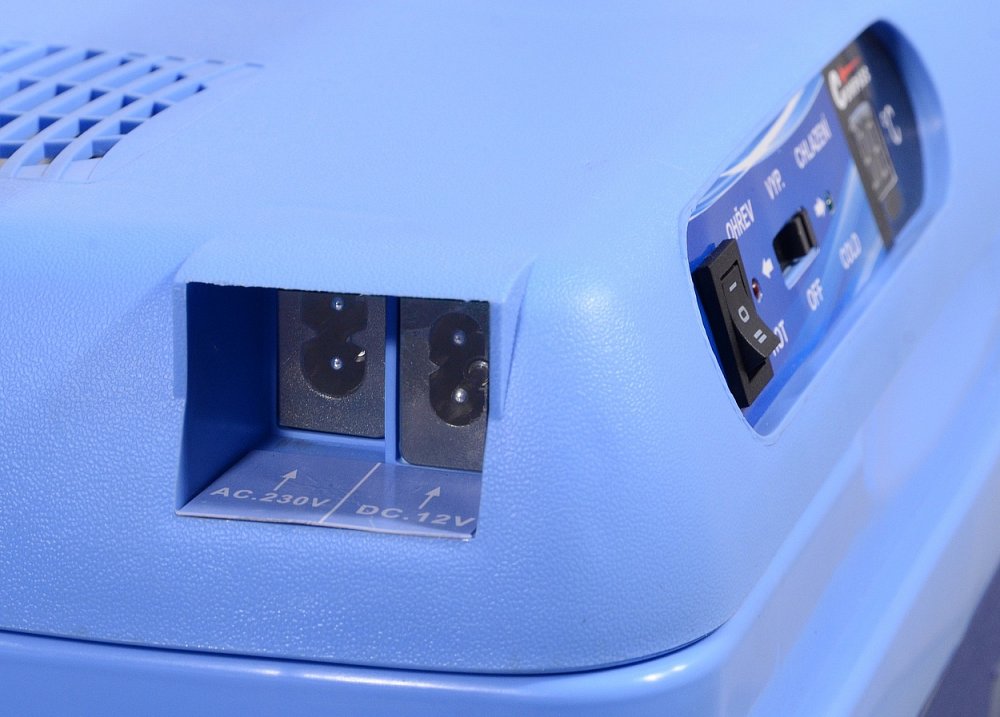 Compass Chladící box 25 litrů Blue 230/12V displej s teplotou, 07121