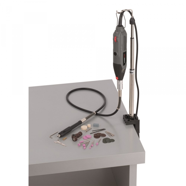 Přímá bruska 135 W, rotační Mini SADA POWE80060 PowerPlus