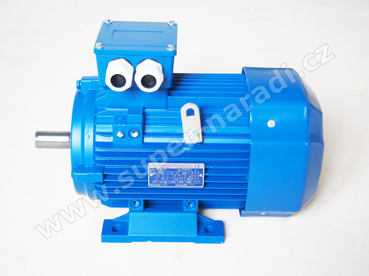 Elektromotor IE2 400V 5,5 kW 1400ot B3 na cirkulárku, třífázový IE2-GE2-112M-4, EPM