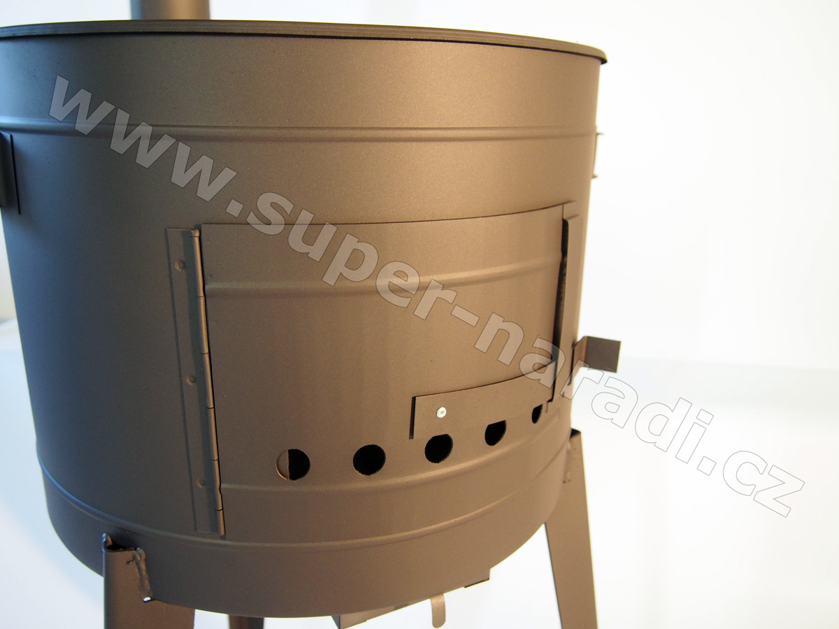 PLD Kotlina 42cm pro kotlíky 20-25l, kouřovod, vysoké pevné nohy, Termo