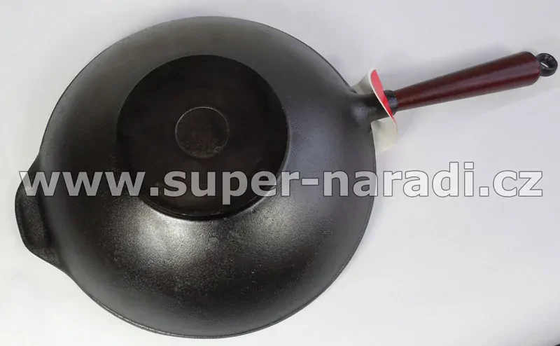 Litinová pánev WOK 30cm, švédská litina SKEPPSHULT 0865T