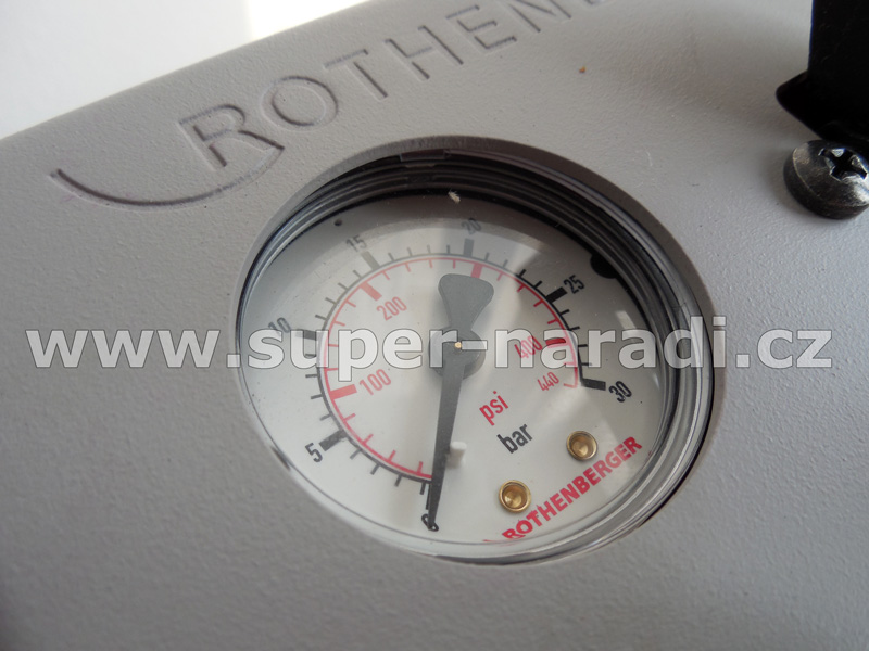 Tlaková zkušební pumpa TP25 do 25 bar, Rothenberger 60250