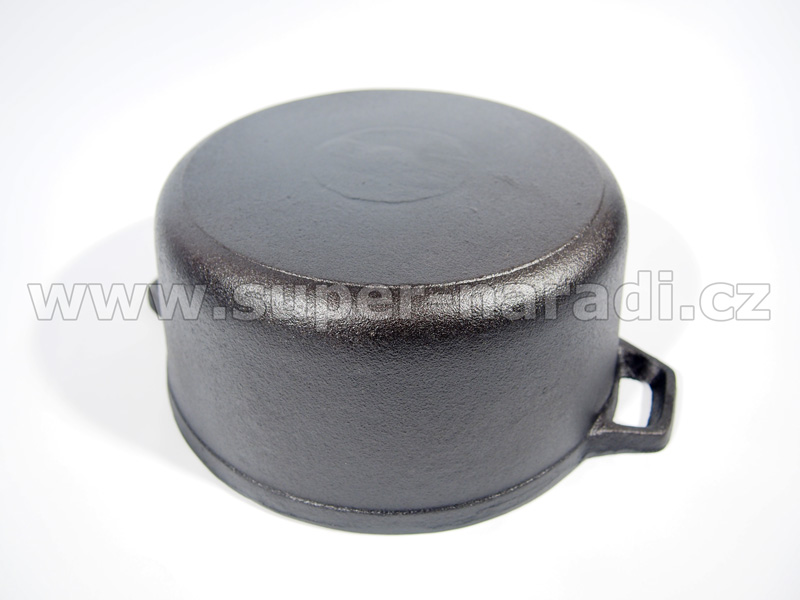 Litinový kastrol 28 cm, 6,5l s poklicí PWI