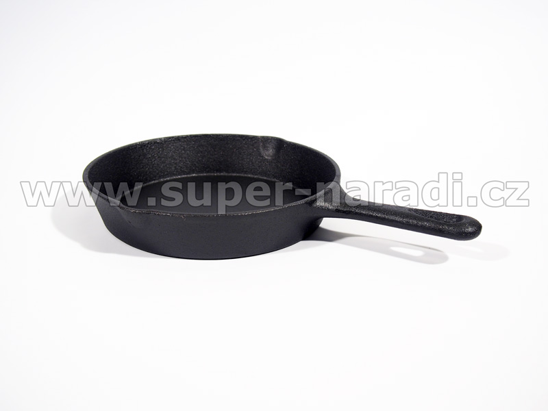 Litinová pánev 20 (18) x 4 cm, s litinovou rukojetí PWI 4533