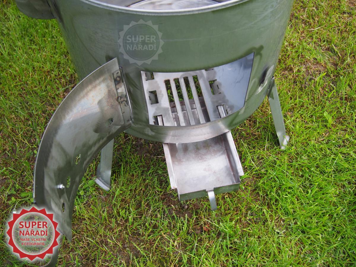 PLD Kotlina 42 cm pro kotlíky 20-25l, Inox KZBINOX s komínkem, nerezová