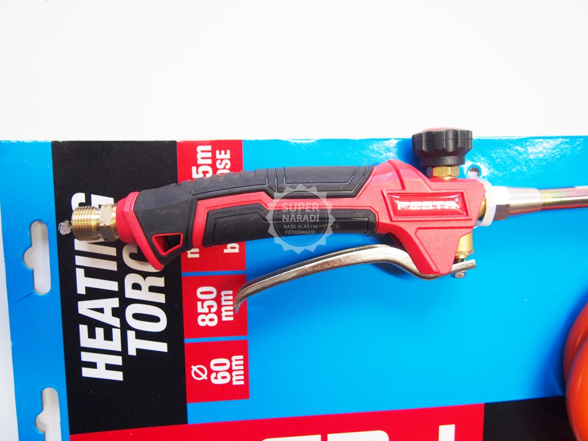 Festa Izolatérský PB hořák 60 kW piezo 60mm / 85 cm + 5m hadice 69904 s pákou