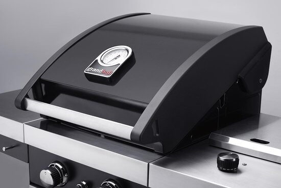 Plynový gril 8,4 kW GrandHall Classic G2 s bočním hořákem K02000237A