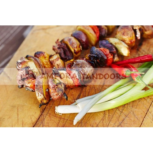 Dvojitý špíz 44 cm nerez Amfora Tandoors 00001802 závěsný