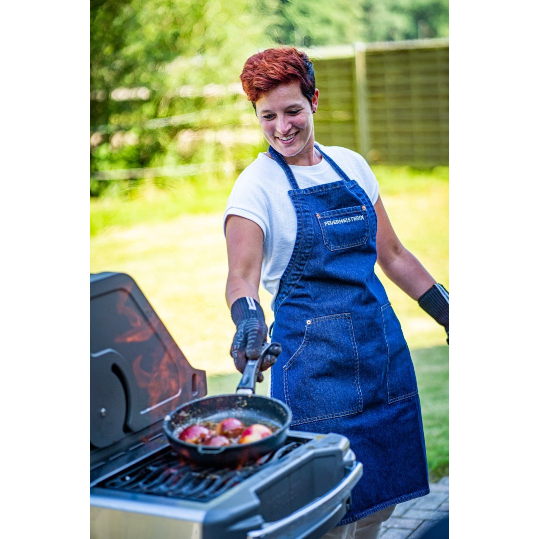 Dámské kevlarové grilovací rukavice BBQ Premium - pár, černé Feuermeister 7002330610