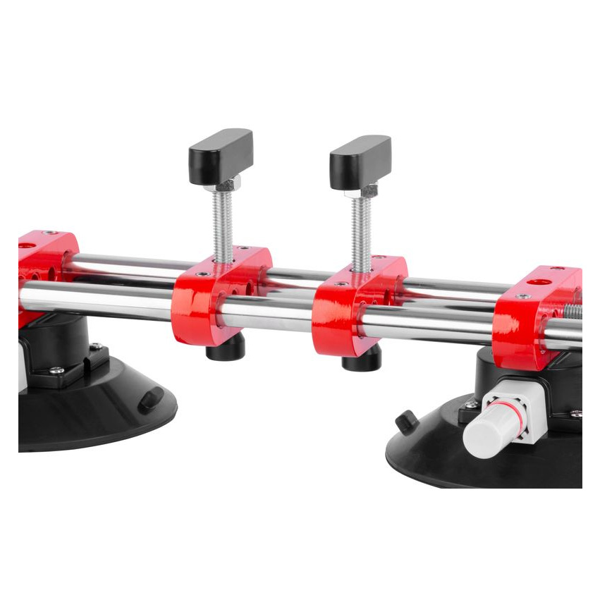 Profi Držák na sklo, obklady 2x 150mm přísavky + 44cm rampa 3v1 do 150kg, Strend Pro 2172826