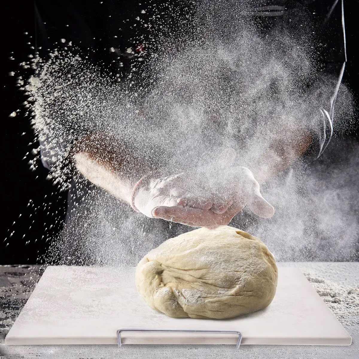 Orion Kámen 44x30 cm na pečení pizzy, chleba 127018 - obdélníkový, kamenina