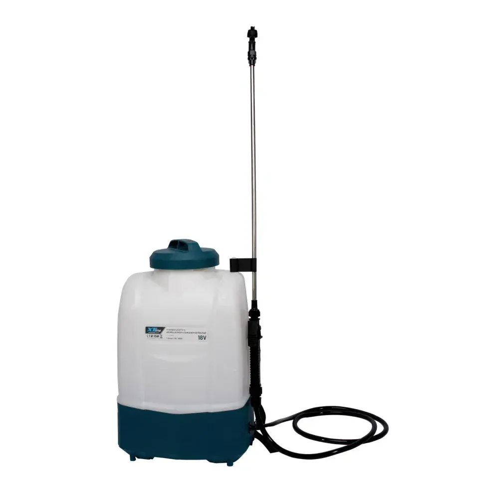 XTLINE Aku zádový postřikovač 18 V XT102940-1B2 + baterie 2.0 Ah + nabíječka 2.4 A