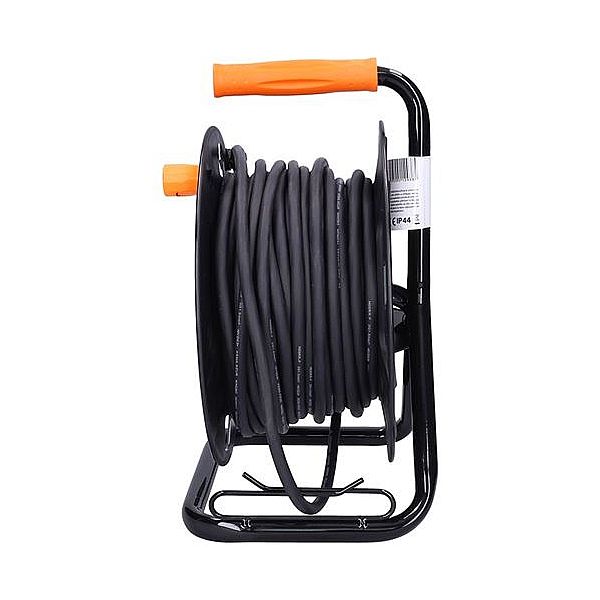 Solight Buben prodlužovací venkovní IP44 3x 1,5mm2 4Z, 25m kabel SPB33 TSM Orange