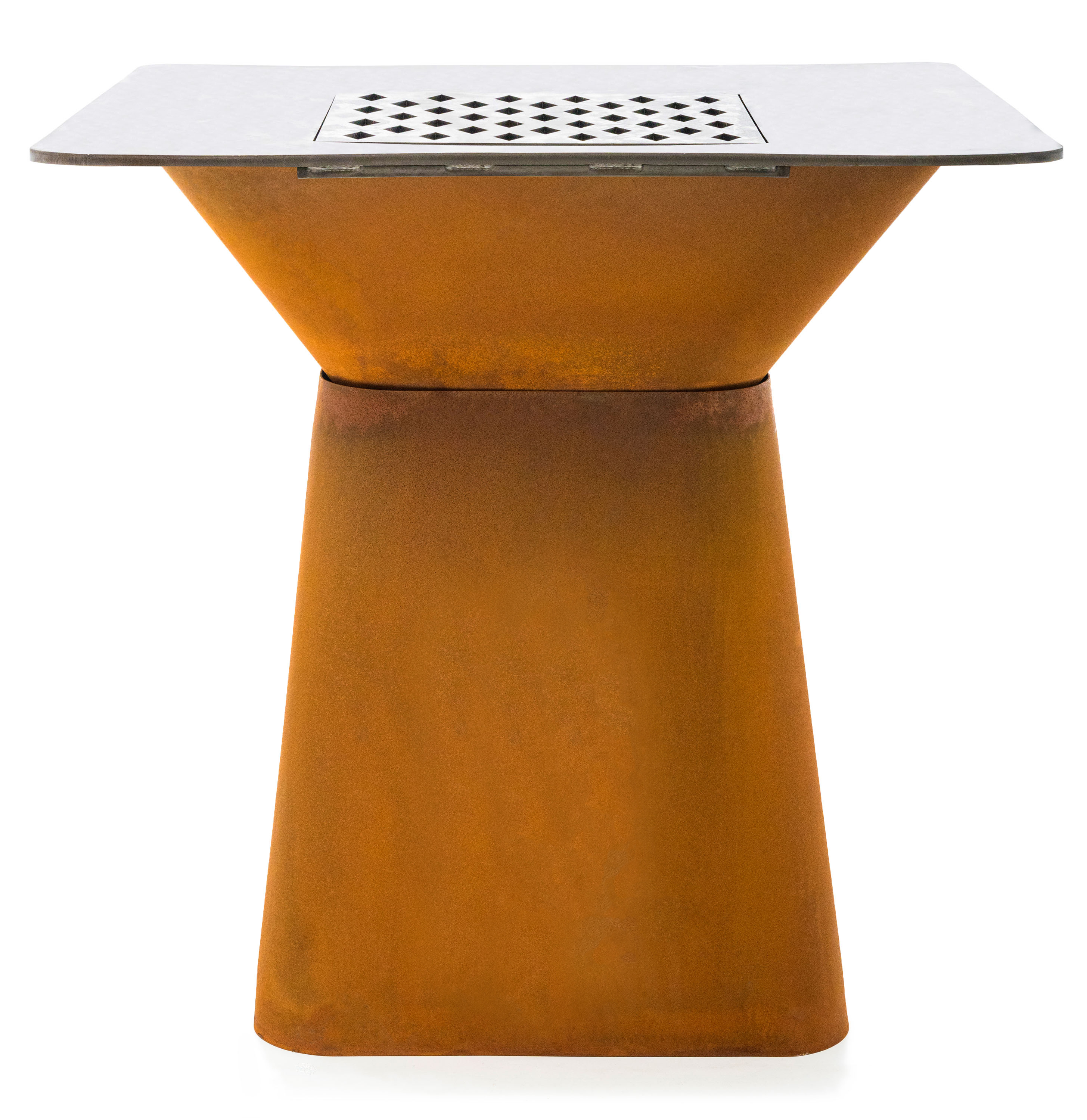 Gril G21 Montana Corten, s planchou 100 cm 63903213 čtvercové