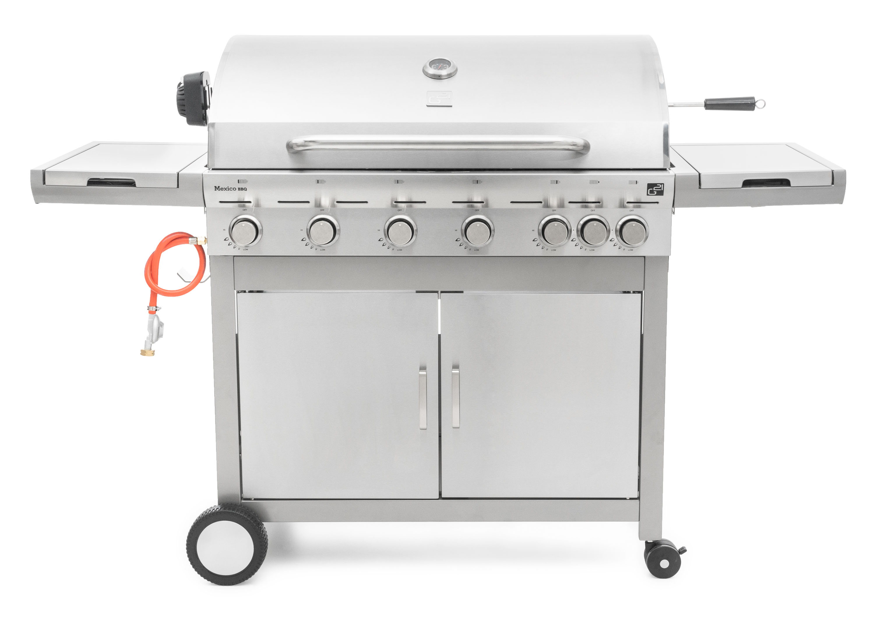 Plynový gril G21 Mexico BBQ Premium line, 7 hořáků, 22 kW nerezový 6390306