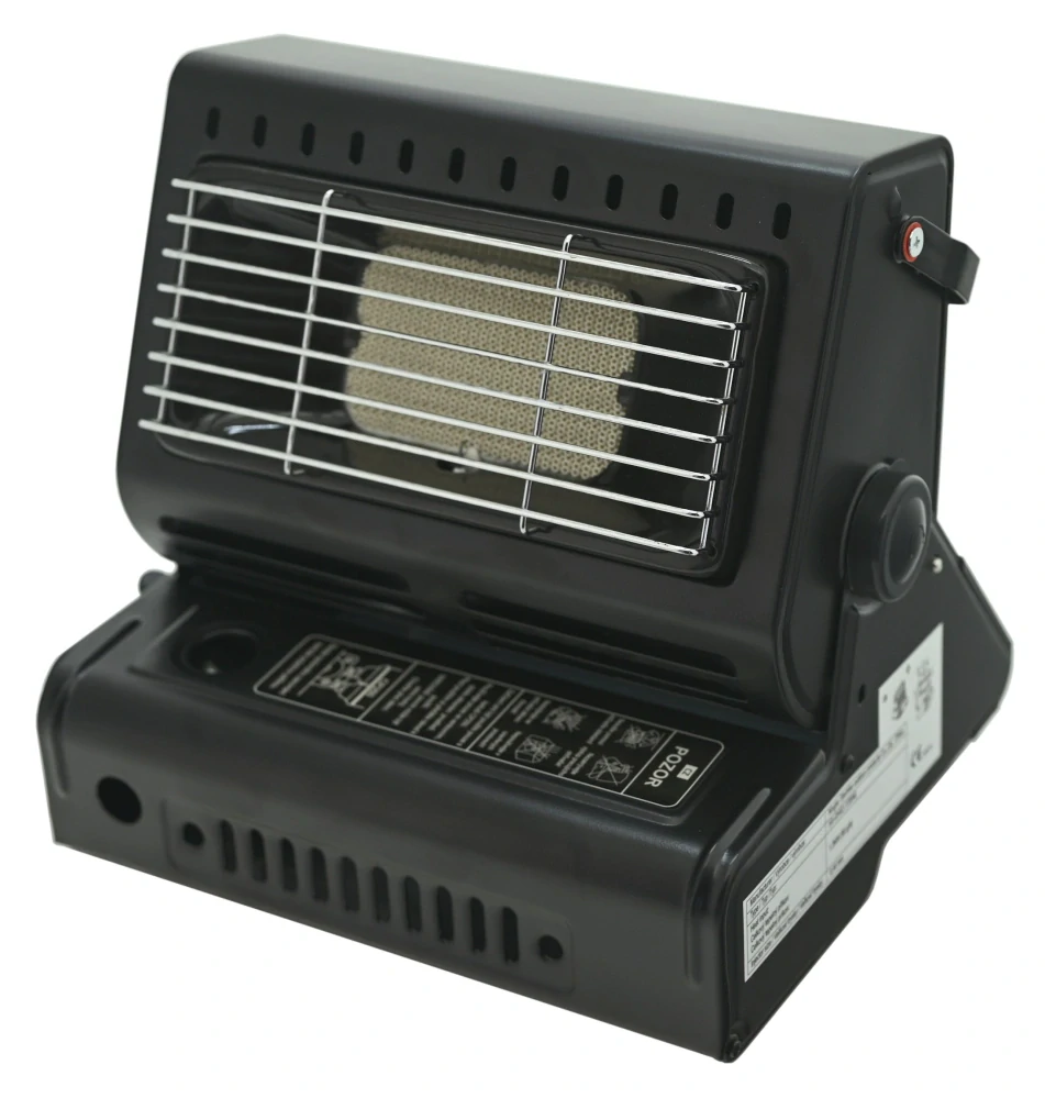 Cattara Plynové topení + vařič 1,3 Kw HEAT&COOK 13594, výklopné, na kartuše 227g