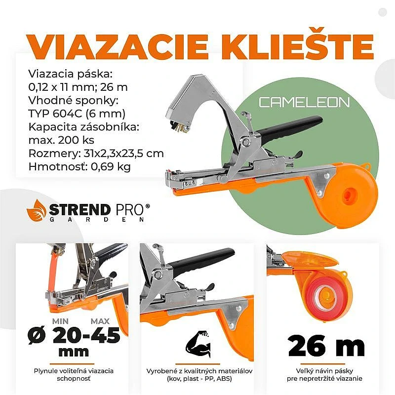 Strend Pro Sponky Cameleon SA502, 10000ks 2170325, k vázačce na výhonky