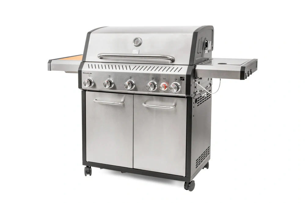 Plynový gril G21 Nebraska BBQ Premium line, 6 hořáků, 21 kW nerezový, 6390309 + vařič
