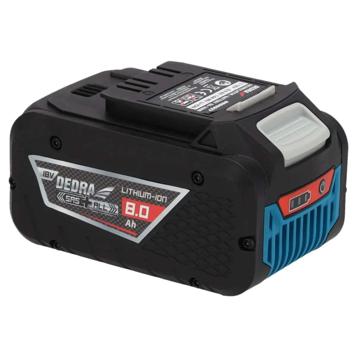 Dedra DED6937 Akumulátor 8,0 Ah 18V Li-Ion SAS+ALL baterie, 144 Wh
