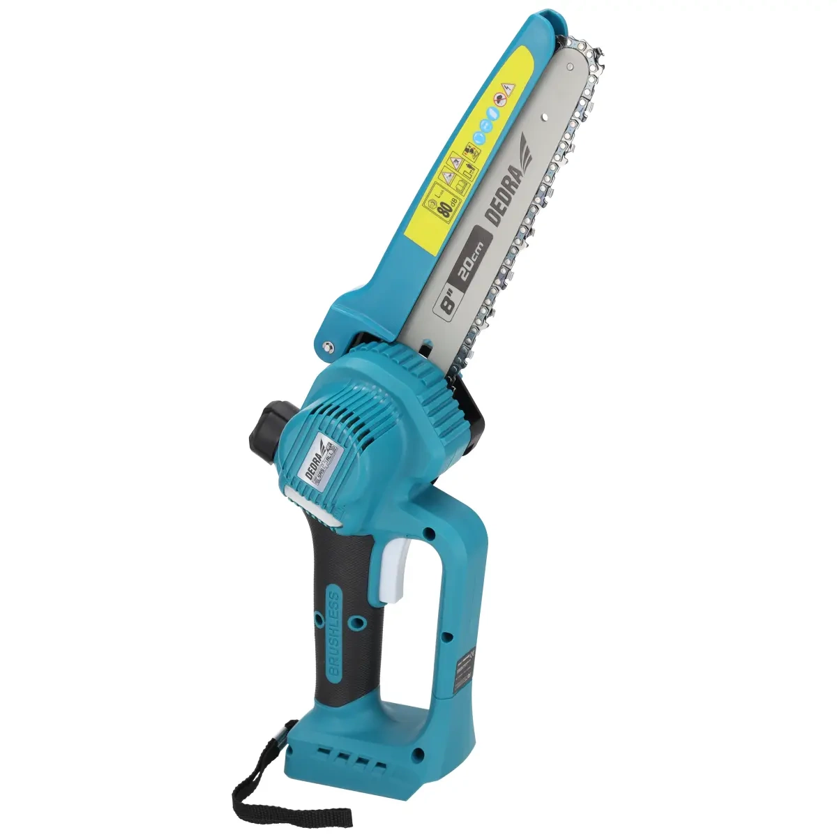 Dedra Mini Aku 18V řetězová pila 8" DED7181S, 200 mm lišta, SAS+ALL