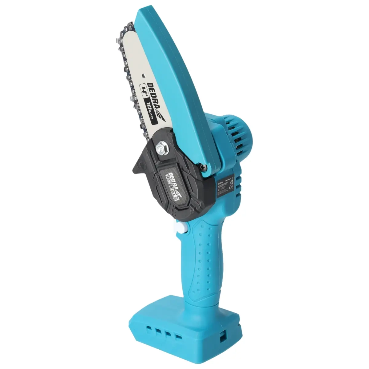 Dedra Mini Aku 18V řetězová pila 4" DED6984, 100 mm lišta, SAS+ALL na větve