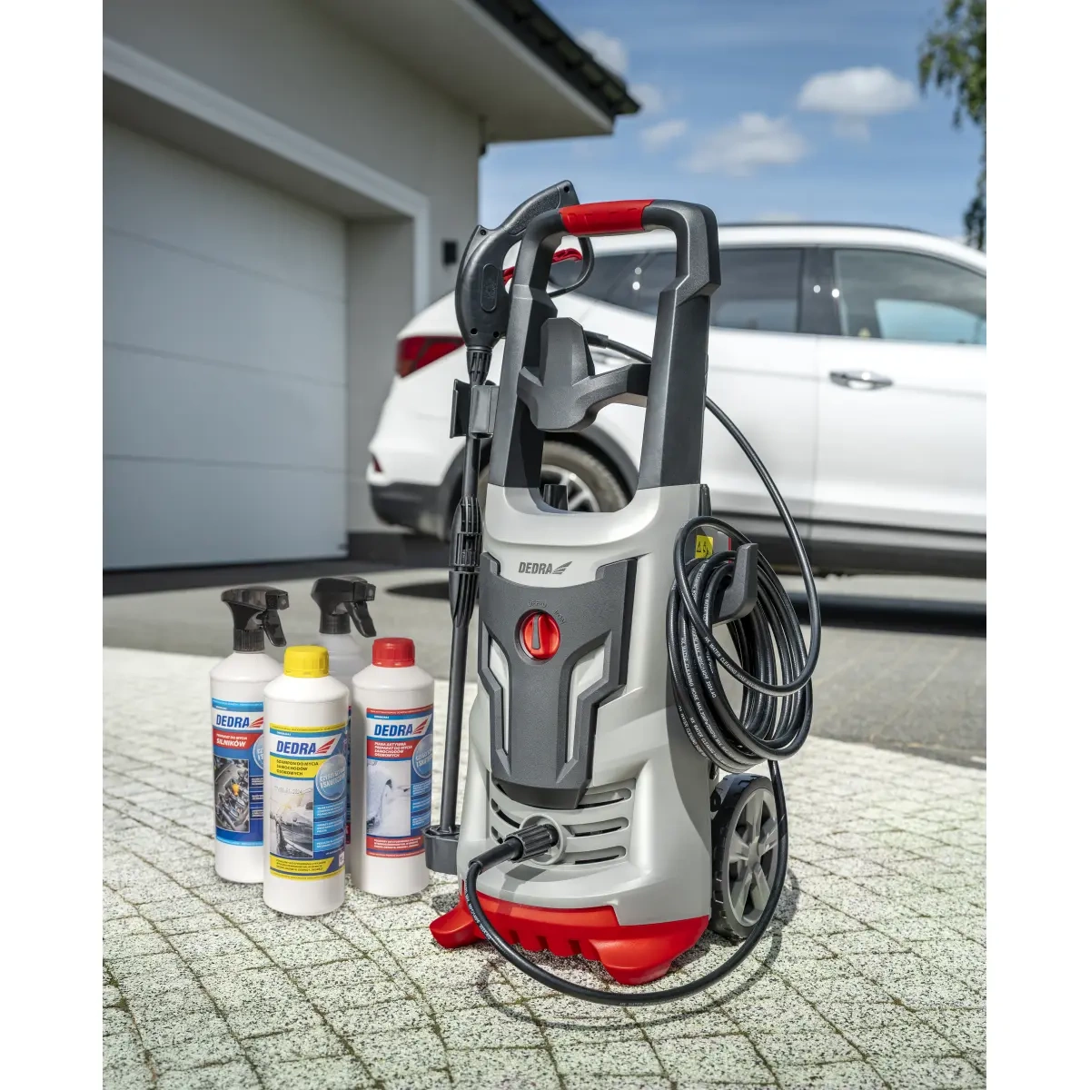 Dedra Vysokotlaký čistič, zahradní myčka DED8824, 230V, 2400W 120/180Bar, 480l/h
