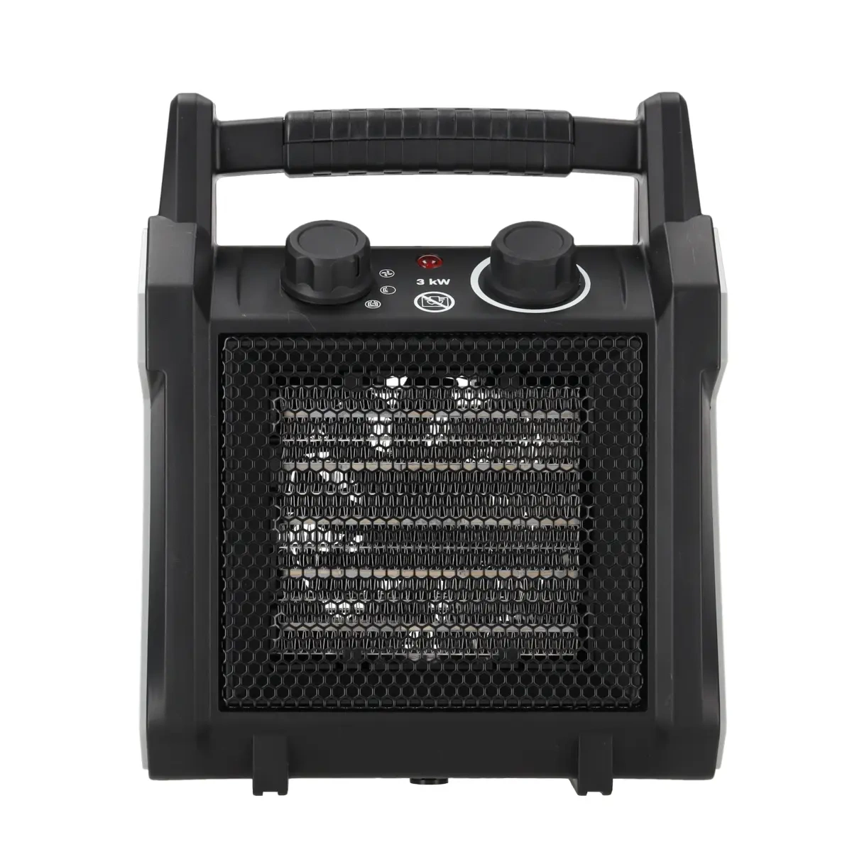 Dedra PTC elektrické topidlo 2/3 kW 230V DED9931C4, s ventilátorem, keramický topný prvek, madlo