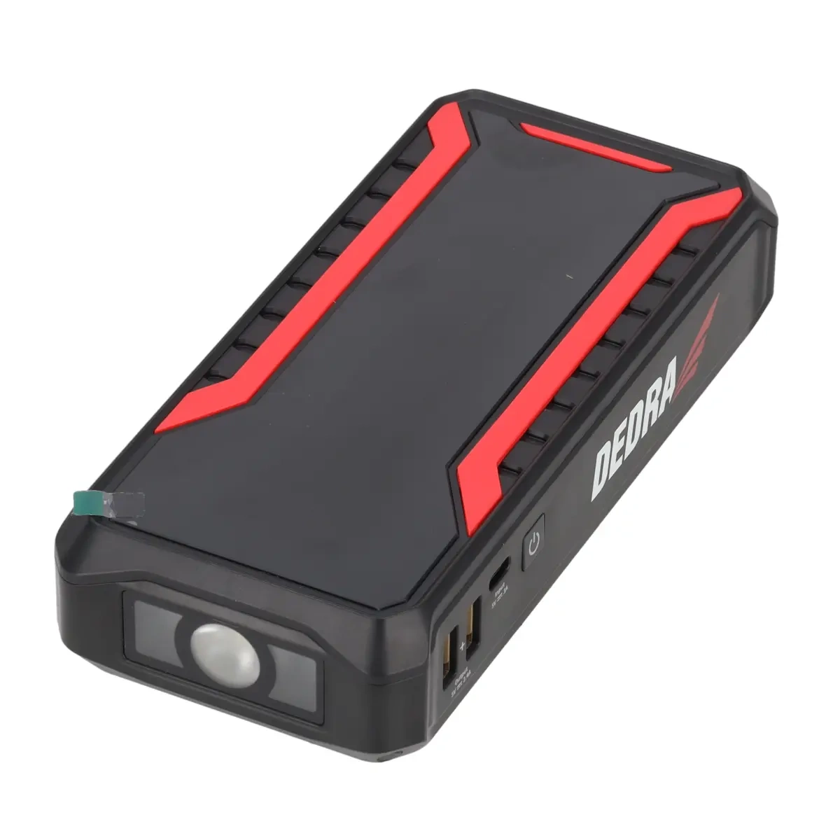 Dedra powerbanka 12000mAh Li-Ion, LCD DEPP1201 funkce pomocného startu, svítilna, kabely