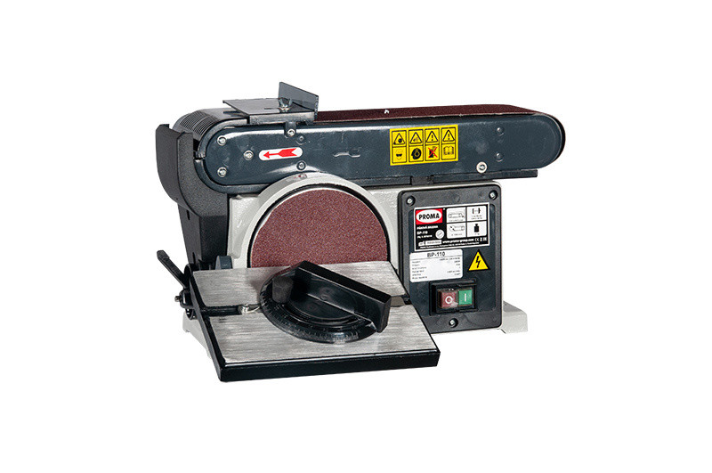 Proma BP-110 kombinovaná čelní, pásová bruska 25702110, 230V, 350W, pás 100x915mm