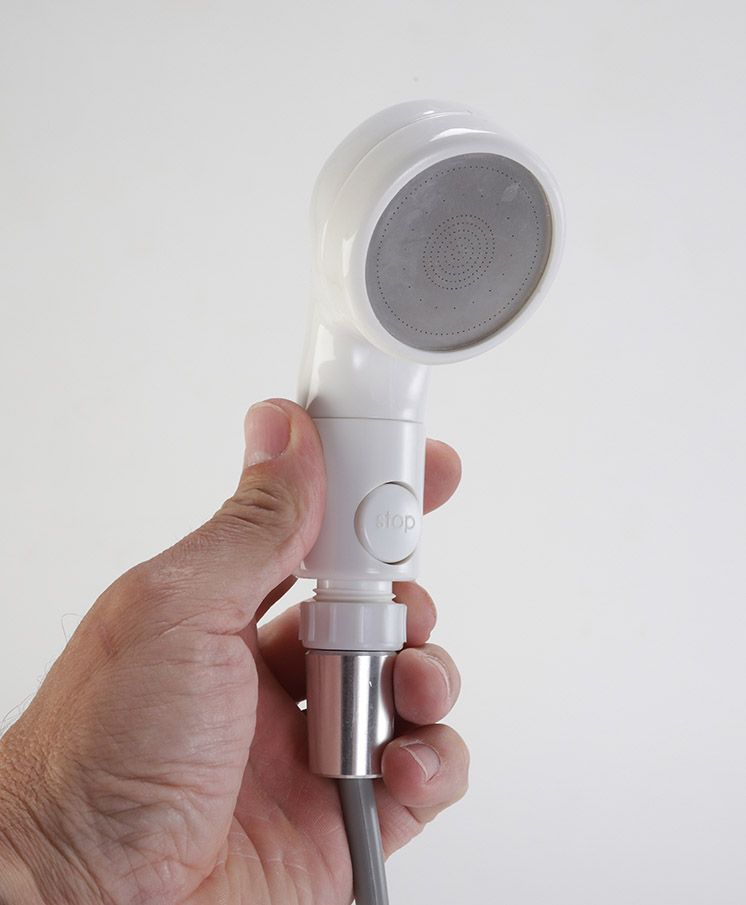 Meva mobilní sprcha AQUALUX s plynovým ohřevem KP26004, na kartuše 7/16" + brašna