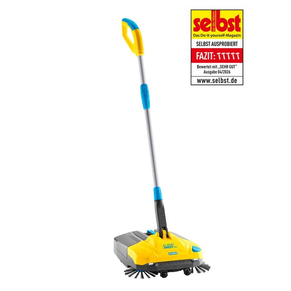 GLORIA EasySweep 18V – Akumulátorový zametací stroj 001501.0000 + 2,5Ah baterie, nabíječka