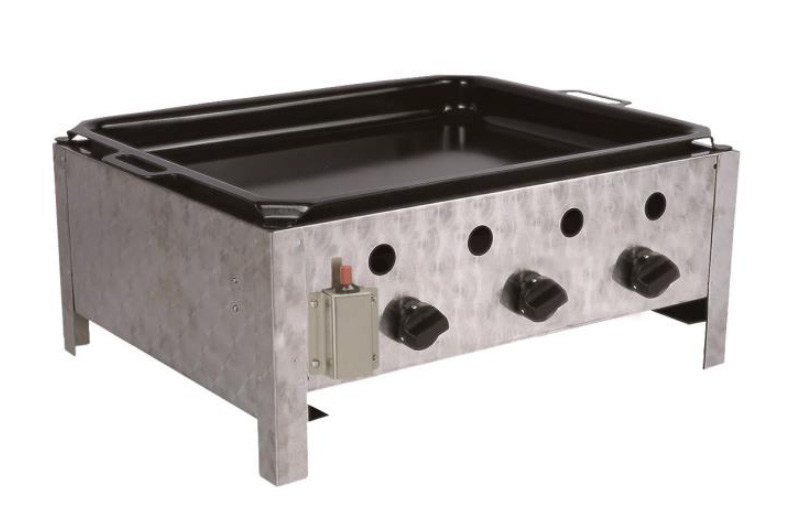 MEVA Duo Set plynová pánev Pelvis 10 kW + grilovací rošt Rascal GP15001, GD15002 SN