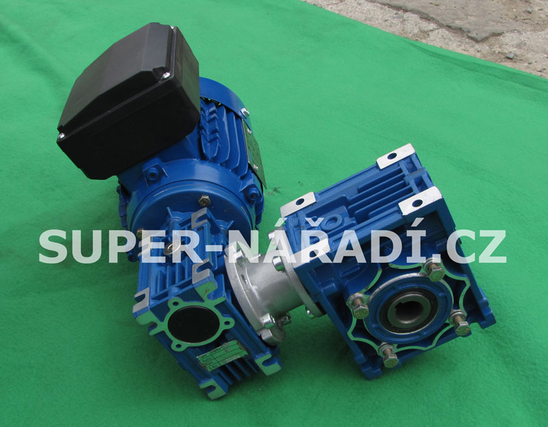 Grilovací motor 180W 2,3 ot, 230V na selata, prase se šnekovými převodovkami EPM