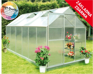 Skleník VeGA 7000 STRONG 184x365x191cm polykarbonátový, hliníkový 27VEGA7000STR