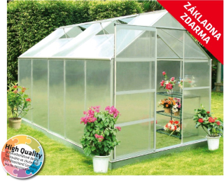 Skleník VeGA 8000 STRONG 245x303x208cm polykarbonátový, hliníkový 27VEGA8000STR