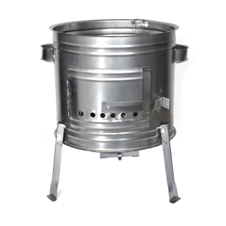 PLD Kotlina 45 cm pro kotlíky 30l, Inox KZBINOX s komínkem, nerezová