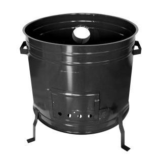 PLD Velká kotlina 56 cm pro 80 l kotle, černá KZBCDUZ kotlové topeniště s komínem