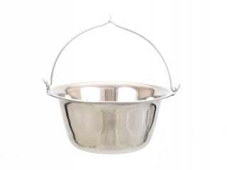 Kotlík závěsný 22 l, 47x17 cm nerezový - antikor, gulášový MH SK 254475