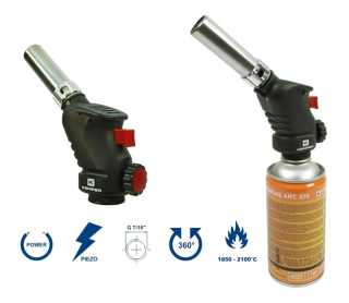 Kemper Pájecí hlavice, hořák 1060KIT 7/16" Superkit + láhev 175g TSM 217402